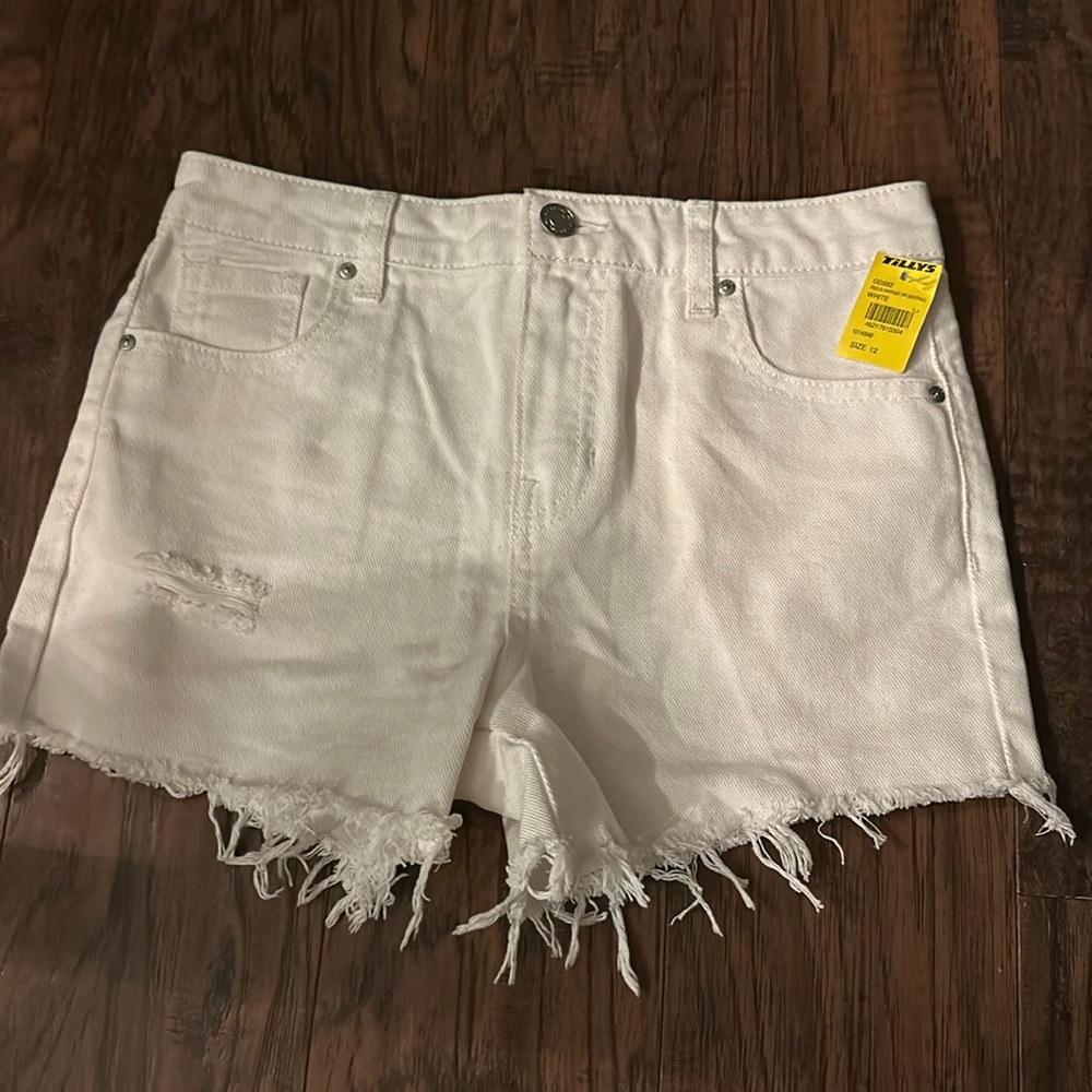 White RSQ size 12 jeans shorts